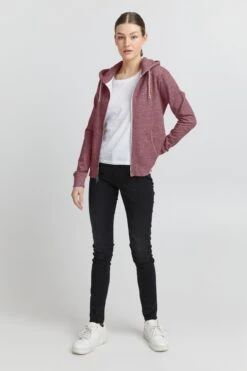 OXMO Sweatjacken Sweatjacke Celia Frauen Weinrot -OXMO Verkaufs-Shop d8e08286587ea8f6c93405dda9abddef