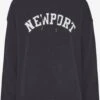 OXMO Kapuzenpullover Kapuzensweatshirt Colisa Frauen Schwarz