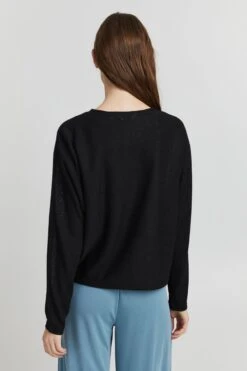 OXMO Strickjacken Cardigan KIKE Frauen Schwarz -OXMO Verkaufs-Shop dae176c91a2de9514458a1e8cbb95c98