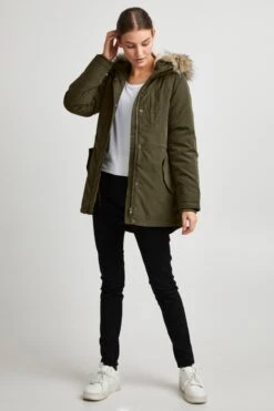 OXMO Winterjacken Parka Loka Frauen Dunkelgrün -OXMO Verkaufs-Shop db1867e362f15cbf29e9b8e88b6202ae