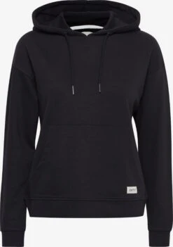 OXMO Pullover Kapuzenpullover Greta Frauen Schwarz