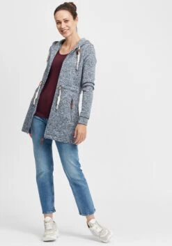 OXMO Sweatjacken Strickfleecejacke Thora Frauen Blau 8 OXMO Sweatjacken Strickfleecejacke Thora Frauen Blau -OXMO Verkaufs-Shop dd9334a8a27fcd9c1f59c921a5efc443
