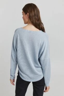 OXMO Basic Pullover Pullover KATLA Frauen Hellblau 9 OXMO Basic Pullover Pullover KATLA Frauen Hellblau -OXMO Verkaufs-Shop df608e6c4bbd7f2f3ffccef4e08dd444