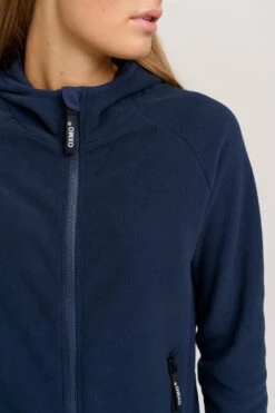 OXMO Outdoorjacken Fleecejacke FINJA Frauen Dunkelblau -OXMO Verkaufs-Shop e07437a271b24925e75264acdc064b86