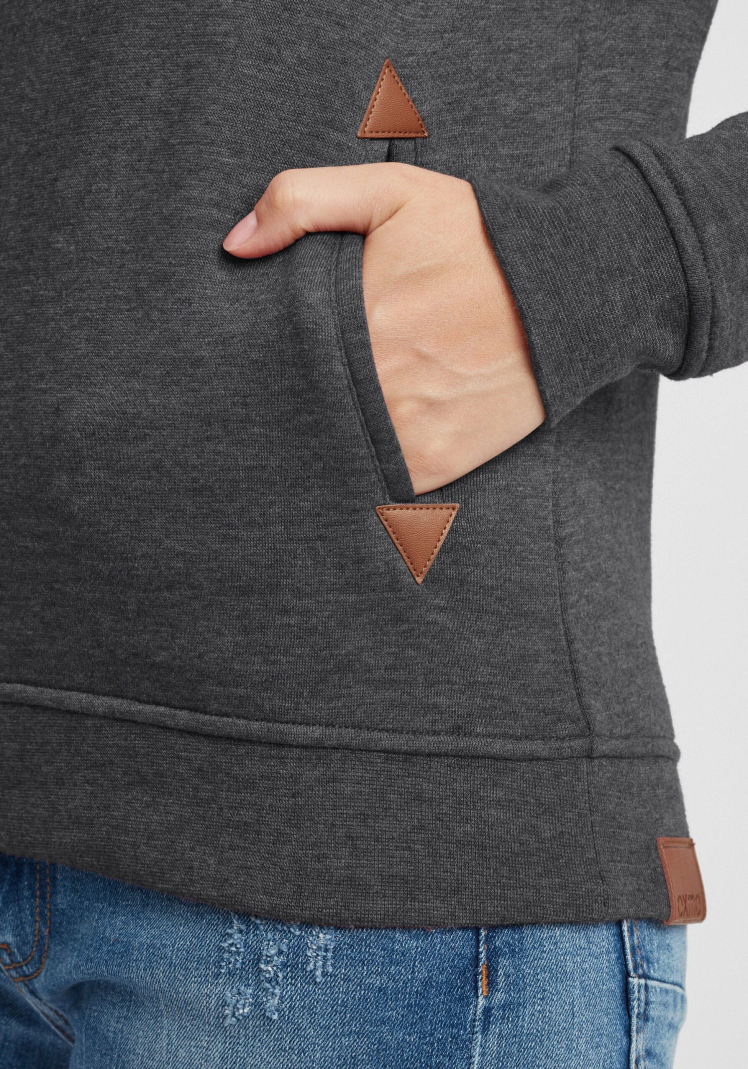 OXMO Hoodies Hoodie Vicky Hood Frauen Grau 6 OXMO Hoodies Hoodie Vicky Hood Frauen Grau – Bild 6