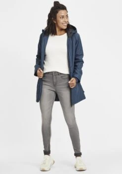 OXMO Übergangsjacken Regenjacke Janina Frauen Blau 8 OXMO Übergangsjacken Regenjacke Janina Frauen Blau -OXMO Verkaufs-Shop e12e5035d0cd859e63c284add44f1ead