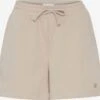 OXMO Shorts Regular Sweatshorts Safri Frauen Beige
