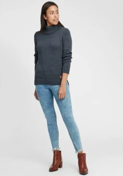 OXMO Pullover Rollkragenpullover OXPIA Frauen Blau 8 OXMO Pullover Rollkragenpullover OXPIA Frauen Blau -OXMO Verkaufs-Shop e2ad3cddfffbdd632fa8784c34447f86