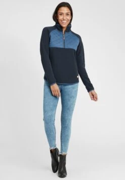 OXMO Übergangsjacken Sweatshirt Malita Frauen Blau -OXMO Verkaufs-Shop e424ec76de72b9779961876837b163a4