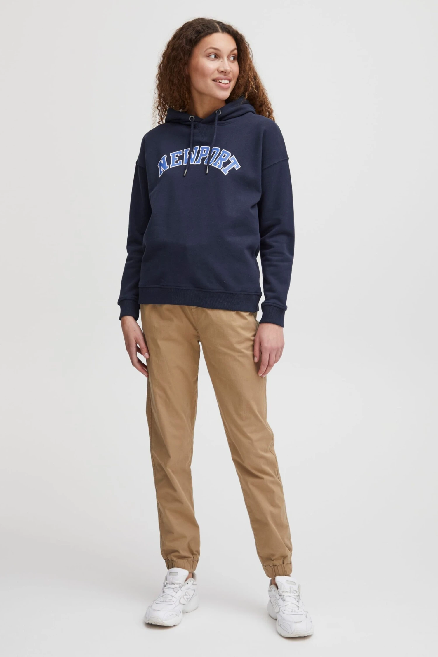 OXMO Kapuzenpullover Kapuzensweatshirt Colisa Frauen Blau 4 OXMO Kapuzenpullover Kapuzensweatshirt Colisa Frauen Blau – Bild 4