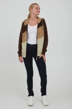 OXMO Sweatjacken Sweatjacke AGGI Frauen Braun 7 OXMO Sweatjacken Sweatjacke AGGI Frauen Braun -OXMO Verkaufs-Shop e7c66916ac6b08b2c6d834edfee9e457