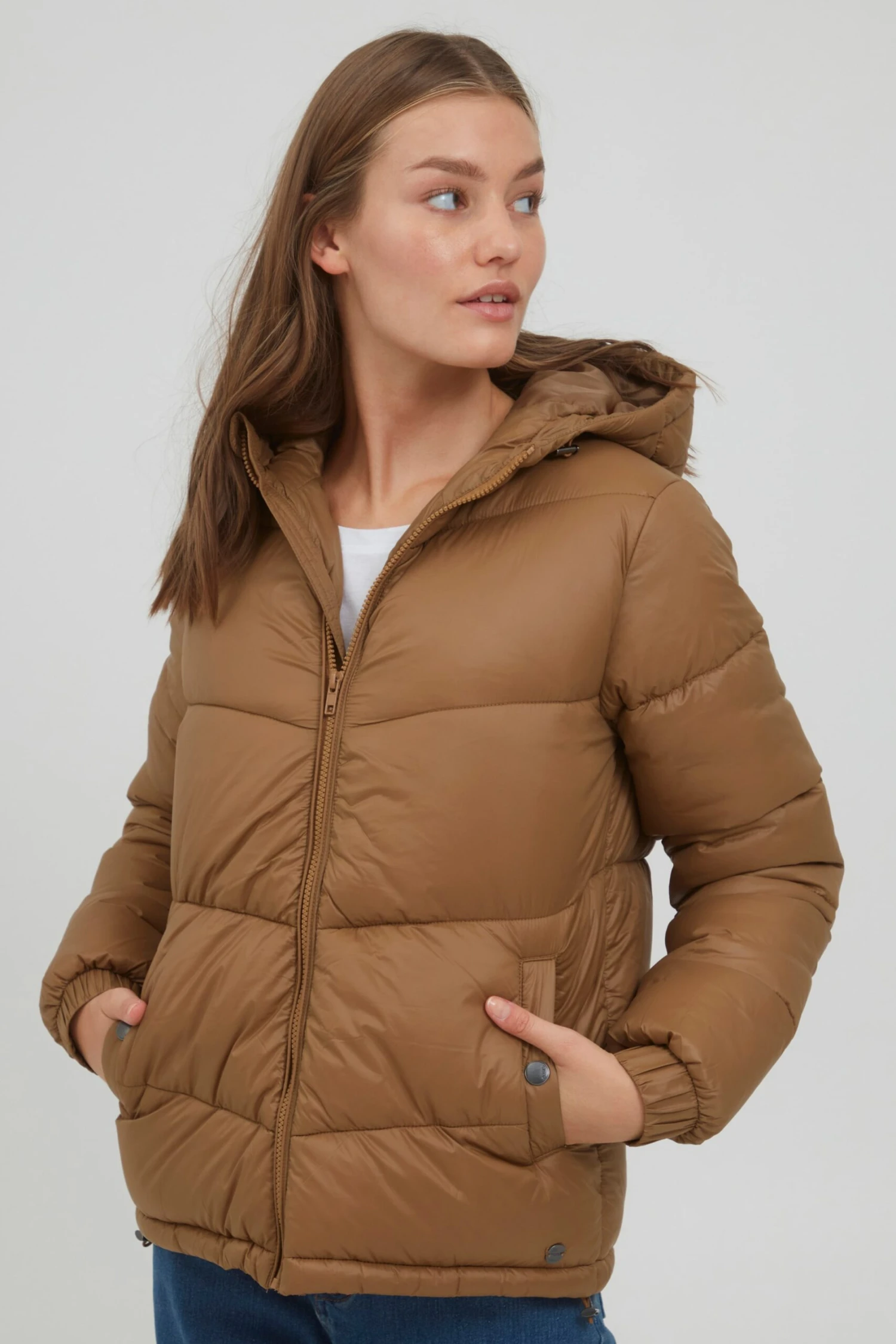 OXMO Winterjacken Winterjacke Frauen Braun 2 OXMO Winterjacken Winterjacke Frauen Braun – Bild 2
