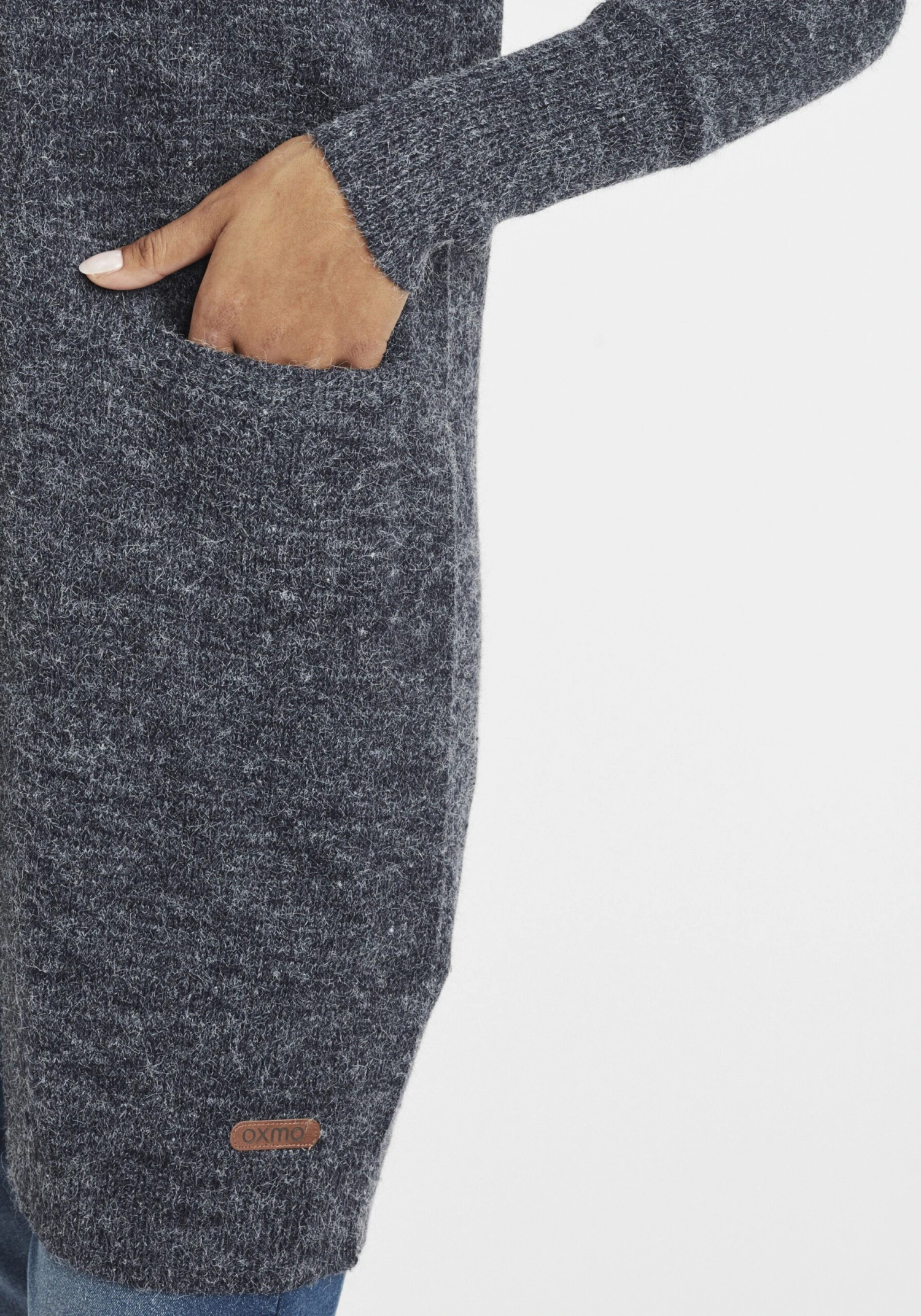 OXMO Strickjacken Strickjacke Neli Frauen Blau 6 OXMO Strickjacken Strickjacke Neli Frauen Blau – Bild 6