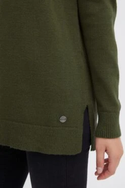 OXMO Pullover Strickpullover Ratina Frauen Dunkelgrün -OXMO Verkaufs-Shop eb6fb05cb5307e7688133a9885e5461b