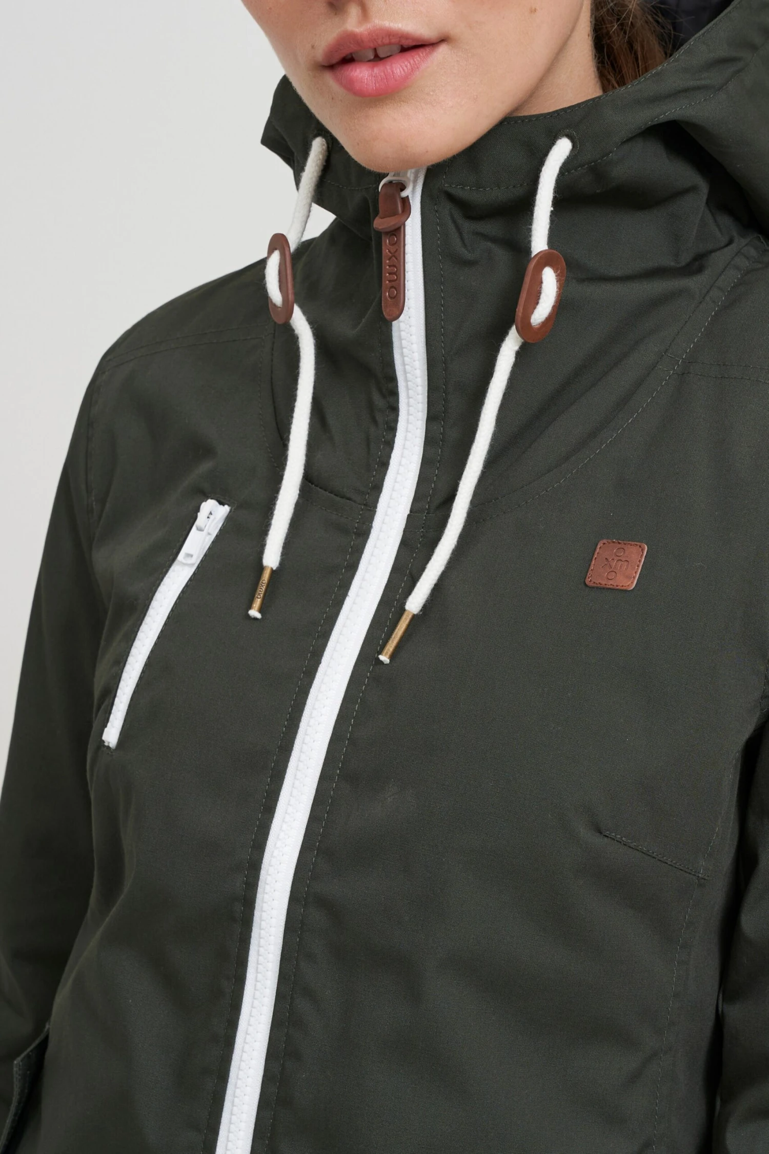 OXMO Übergangsjacken Jacke Tilda Frauen Khaki 5 OXMO Übergangsjacken Jacke Tilda Frauen Khaki – Bild 5