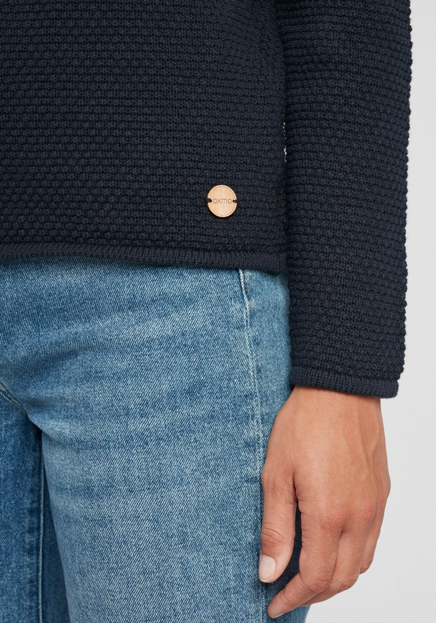 OXMO Feinstrickpullover Pullover Helen Frauen Schwarz 6 OXMO Feinstrickpullover Pullover Helen Frauen Schwarz – Bild 6