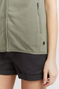 OXMO Westen Fleeceweste Ragnara Frauen Grün -OXMO Verkaufs-Shop ed5fda7a319f6282101cdb7c5d7dd62a