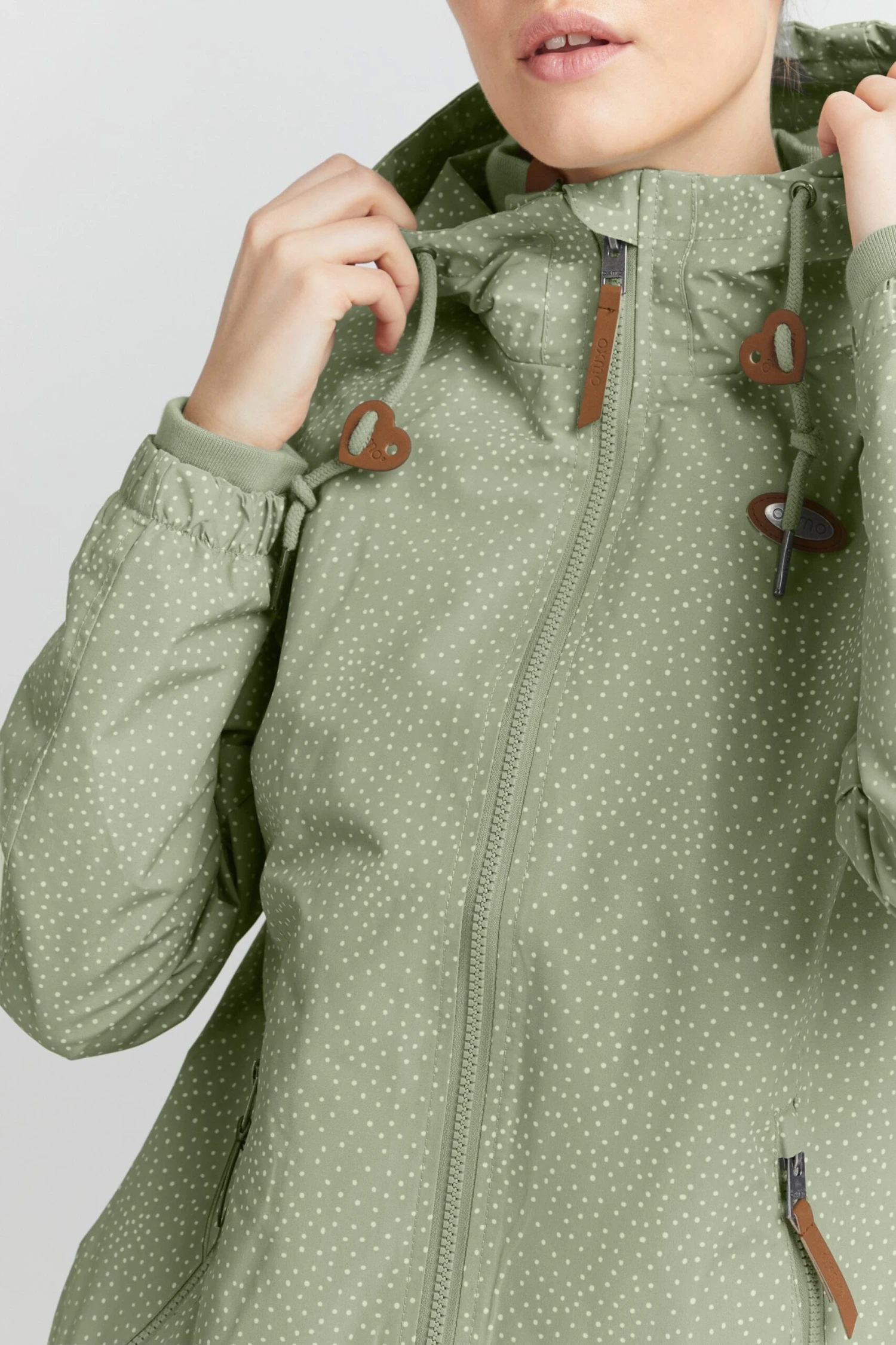 OXMO Übergangsjacken Übergangsjacke Tinna Frauen Grün 5 OXMO Übergangsjacken Übergangsjacke Tinna Frauen Grün – Bild 5