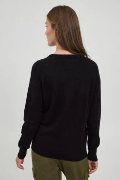 OXMO Pullover Strickpullover MARIA Frauen Schwarz -OXMO Verkaufs-Shop ee05f9c8dd2ace55c0187a2f396e9276