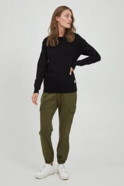 OXMO Pullover Strickpullover MARIA Frauen Schwarz -OXMO Verkaufs-Shop ef05821d1a3fb65e35953d60f78e0d84