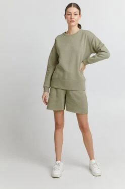 OXMO Sweatshirts Pullover Holma Frauen Grün -OXMO Verkaufs-Shop f00e0eb6f16b7850a292953a9b615f27