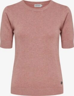 OXMO Pullover Strickpullover Helin Frauen Rosa