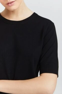 OXMO Pullover Strickpullover Helin Frauen Schwarz -OXMO Verkaufs-Shop f23cfaa0d5b79988fa3157d1588b4fc7