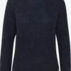 OXMO Pullover Strickpullover Nanna Frauen Dunkelblau