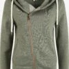 OXMO Sweatjacken Kapuzensweatjacke Vicky Frauen Grün / Khaki