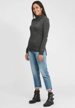 OXMO Pullover Rollkragenpullover OXPIA Frauen Grau 8 OXMO Pullover Rollkragenpullover OXPIA Frauen Grau -OXMO Verkaufs-Shop f2f1356519b388c761446e191f18b3fb