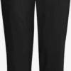 OXMO Stoffhosen Loosefit Leinenhose Frauen Schwarz