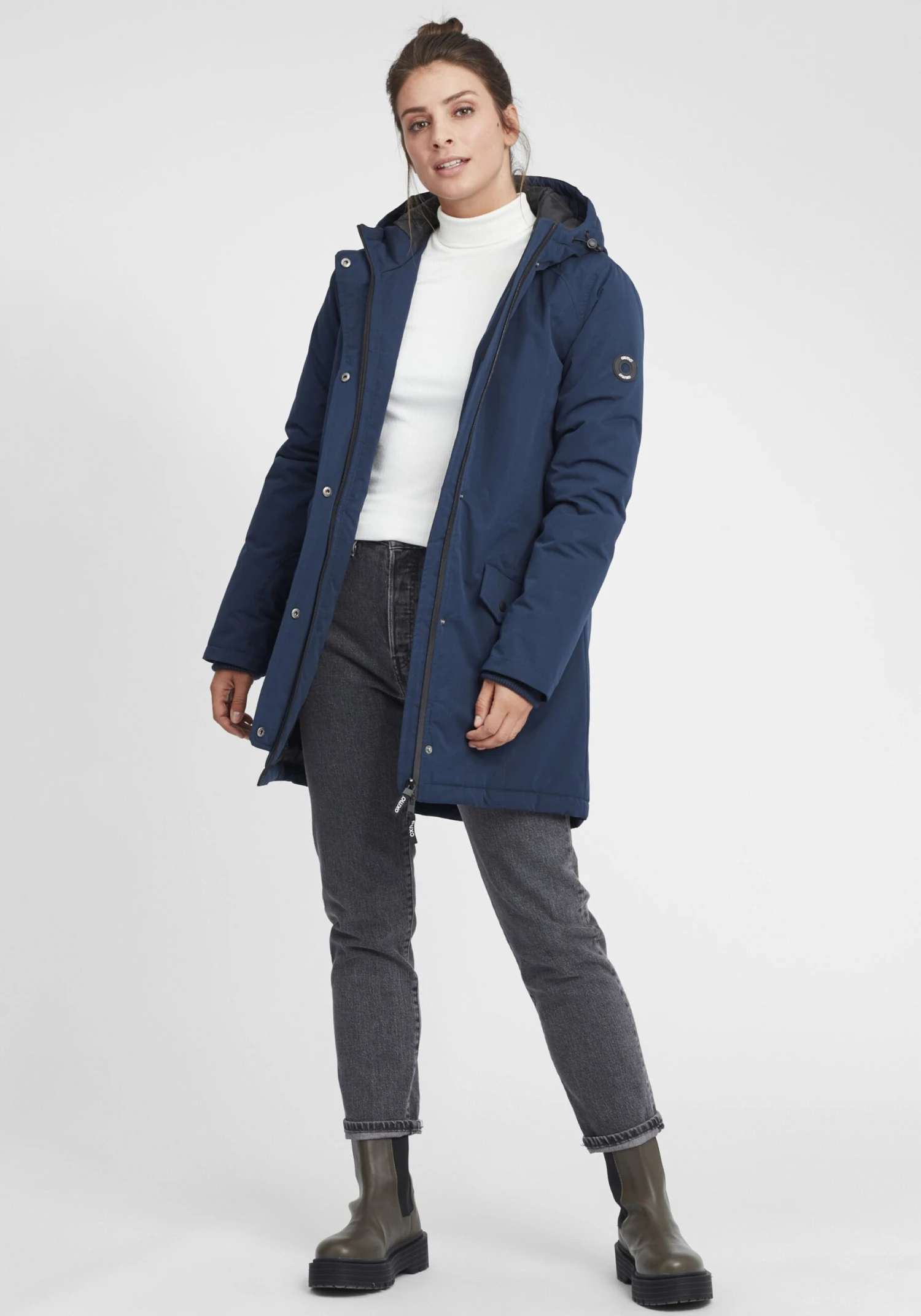 OXMO Jacken Parka Tamila Frauen Dunkelblau 3 OXMO Jacken Parka Tamila Frauen Dunkelblau – Bild 3