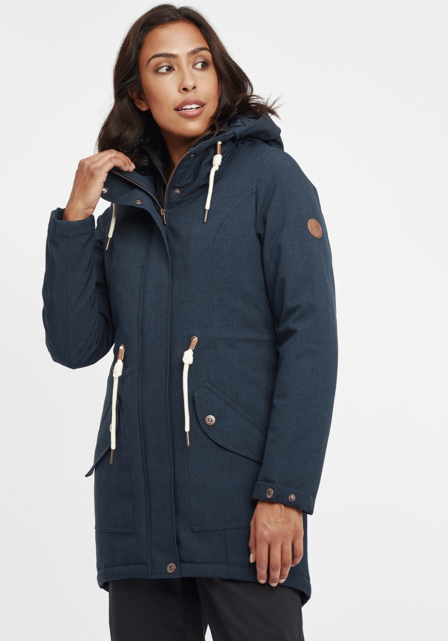 OXMO Jacken Parka Melly Frauen Blau / Marine / Navy / Dunkelblau 2 OXMO Jacken Parka Melly Frauen Blau / Marine / Navy / Dunkelblau – Bild 2