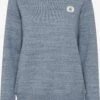 OXMO Sweatshirts Rundhalspullover Hella Frauen Dunkelblau