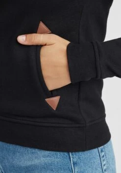 OXMO Sweatjacken Kapuzensweatjacke Vicky Zip-Hood Frauen Schwarz -OXMO Verkaufs-Shop fe0468d1a13cc1fd514020f9a135f564