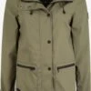 OXMO Übergangsjacken Regenjacke Becky Frauen Grün / Oliv