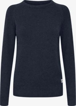 OXMO Pullover Strickpullover MARIA Frauen Dunkelblau